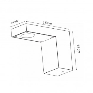 Aplique de exterior LED Texas (7W)