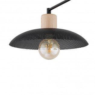 Lámpara de techo Briana Negro (4 luces)