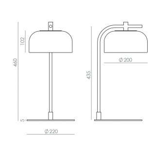 Lámpara de mesa LED Ipon (10W)