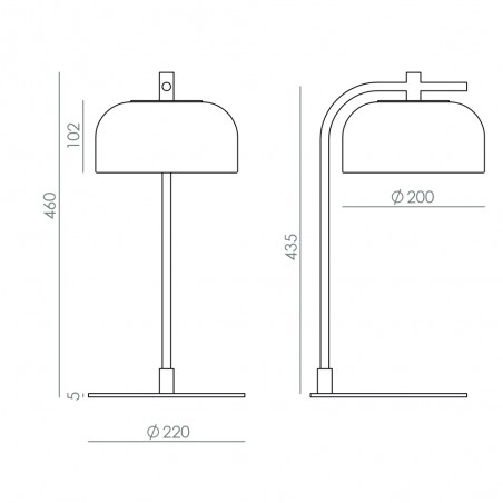 Lámpara de mesa LED Ipon (10W)