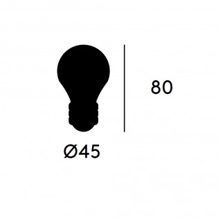 Bombilla LED E14 G45 Efecto...