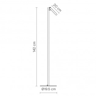 Lámpara de pie LED Rui (2.7W)