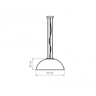 Lámpara colgante Absis XL