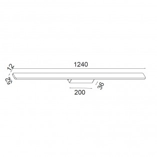 Aplique de pared para exterior LED Lotus (20W)
