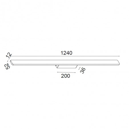 Aplique de pared para exterior LED Lotus (20W)