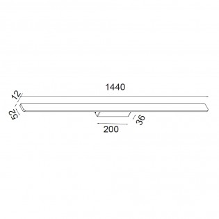 Aplique de pared para exterior LED Lotus (24W)
