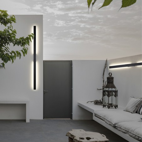 Aplique de pared para exterior LED Lotus (24W)