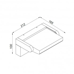 Aplique de exterior LED Cooper (20W)