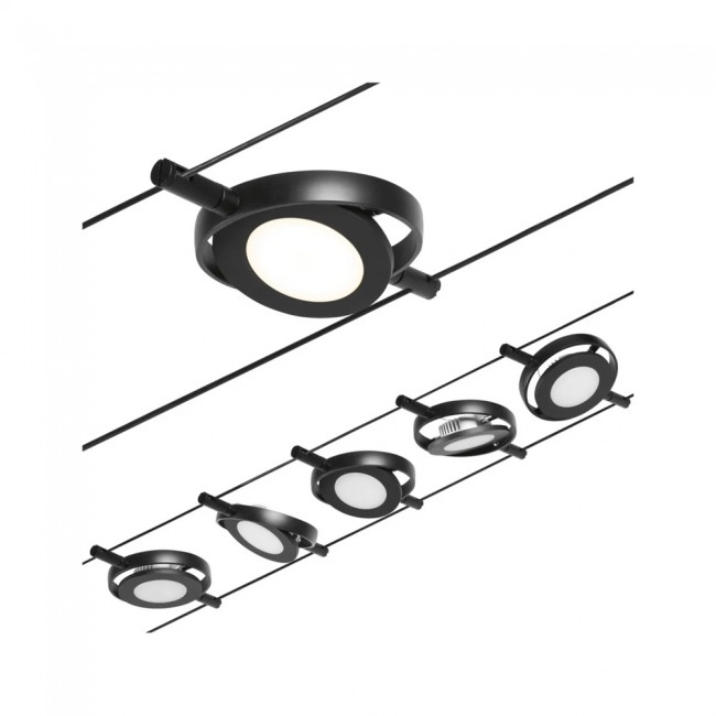 Set sistema de cables Wire 10M. LED RoundMac CorDuo (5x4.5W)