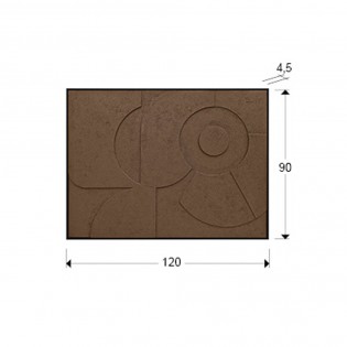 Cuadro bajorrelieve Morphos (90x120cm.)