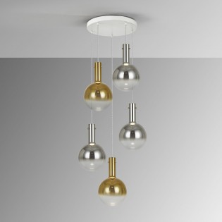 Lámpara colgante LED Matices (5x6W)