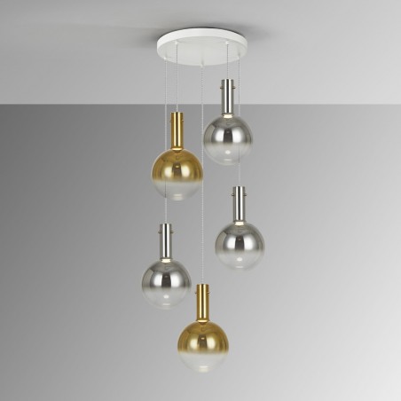 Lámpara colgante LED Matices (5x6W)