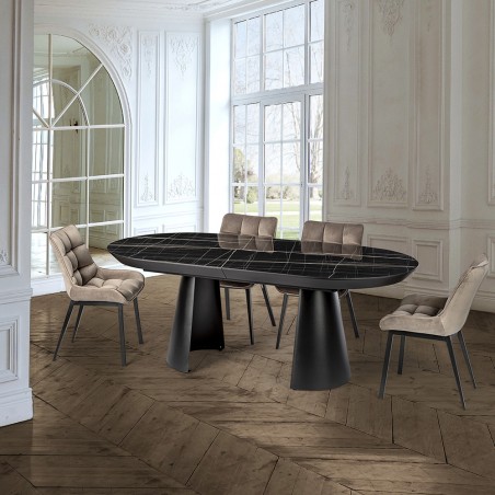 Mesa de comedor extensible Capri