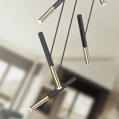 Lámpara de techo LED Edna (5x5W)