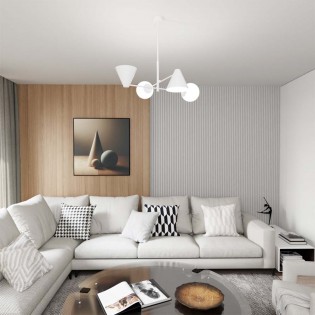 Lámpara de techo Semra Blanco (4 luces)