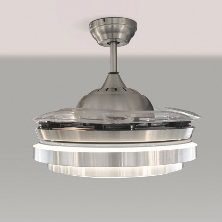 Ventilador LED con aspas plegables Klon Plus CCT (50W)