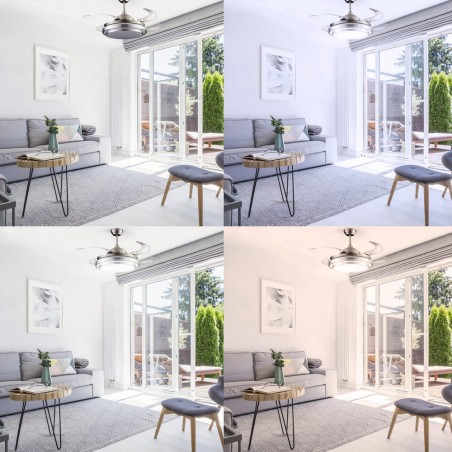 Ventilador LED con aspas plegables Klon Plus CCT (50W)