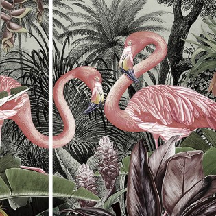 Fotografía impresa Triptico Flamencos