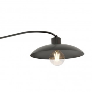 Plafón de techo Ribas Negro (2 luces)