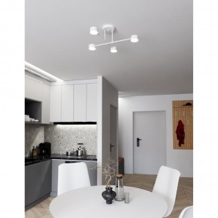 Plafón de techo Tanfa Blanco (4 luces)