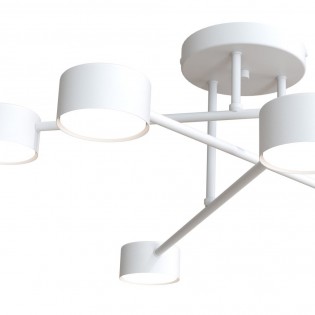 Plafón de techo Tanfa Blanco (6 luces)