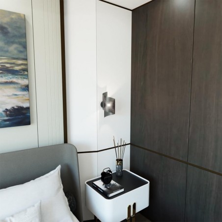 Aplique de pared Umaki Negro