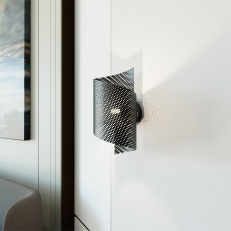 Aplique de pared Umaki Negro