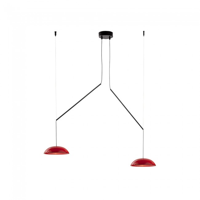 Lámpara colgante LED Absidiola Plato Móvil (2x3.5W)