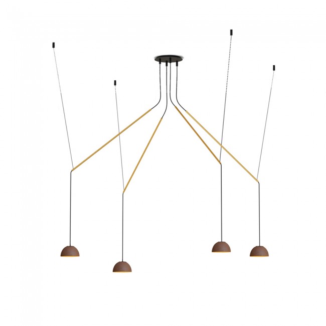 Lámpara colgante LED Absidiola Mini Móvil (4x3.5W)