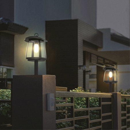 Sobremuro de exterior solar LED Zeffa (3W)