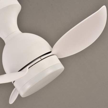 Ventilador de techo LED Fonfu Blanco CCT Dim (20W)