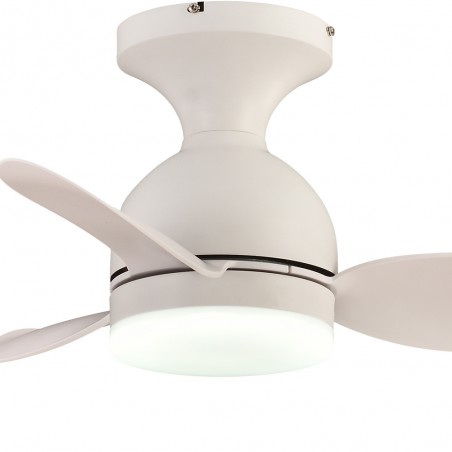 Ventilador de techo LED Fonfu Blanco CCT Dim (20W)