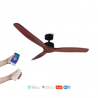 Ventilador de techo Nerona Nogal Smart