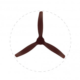 Ventilador de techo Nerona Nogal Smart