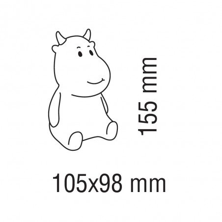 Lámpara portátil infantil LED Micaela RGB (1,2W)