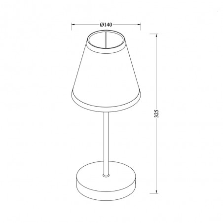Lámpara de mesa infantil Candy
