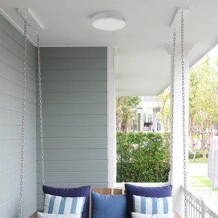 Plafón de techo exterior...