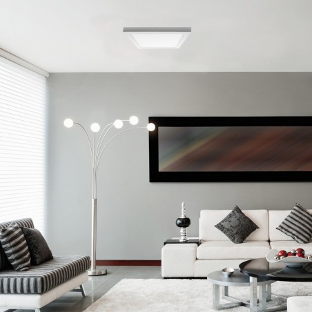 Plafón de techo exterior LED Gelys Cuadrado (30W)