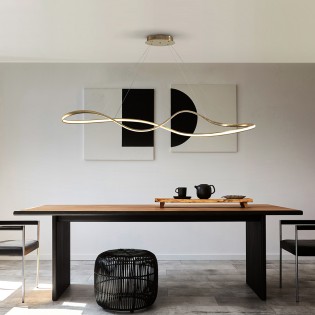 Lámpara colgante LED Lia...