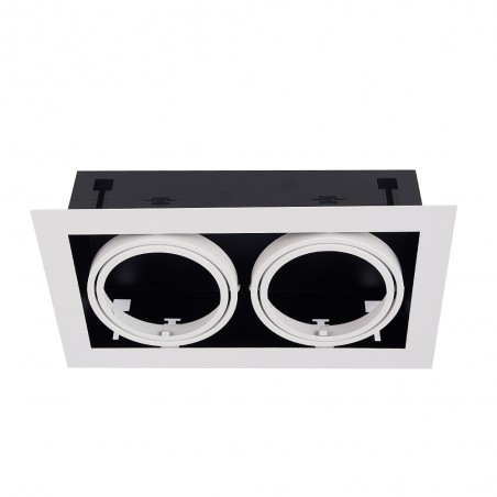 Empotrable de techo Tecno Blanco (2 luces)