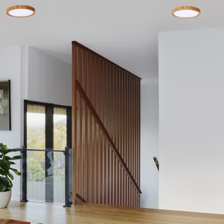 Plafón de techo LED Gein Madera CCT 3-Step Dim (18W)