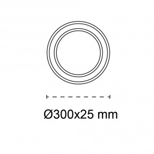 Plafón de techo LED Gein Blanco CCT 3-Step Dim (24W)