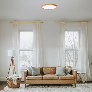 Plafón de techo LED Gein Madera CCT 3-Step Dim (24W)