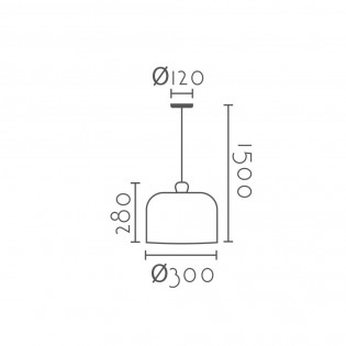 Lámpara colgante Norito 30