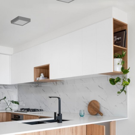 Plafón de techo LED Know Cuadrado (12W)