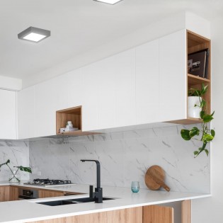 Plafón de techo LED Know Cuadrado (12W)