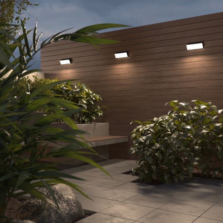 Aplique de pared de exterior LED Brick (20W)