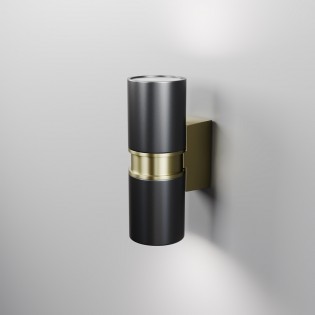Aplique de pared de exterior Bowery (2 luces)