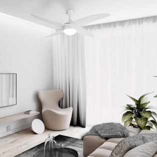 Ventilador de techo con luz Anke
