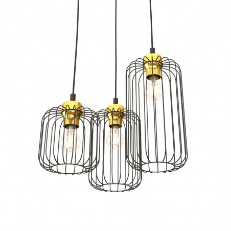 Lámpara de techo Osmera Oro II (3 luces)